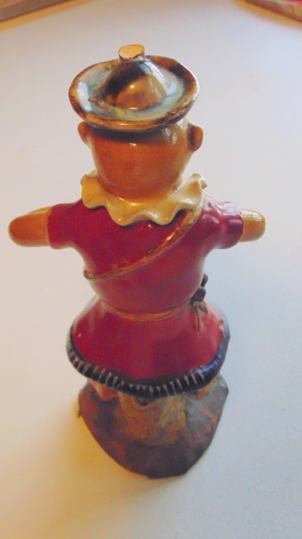 Chinese Monkey Playing Drum Signed - 2