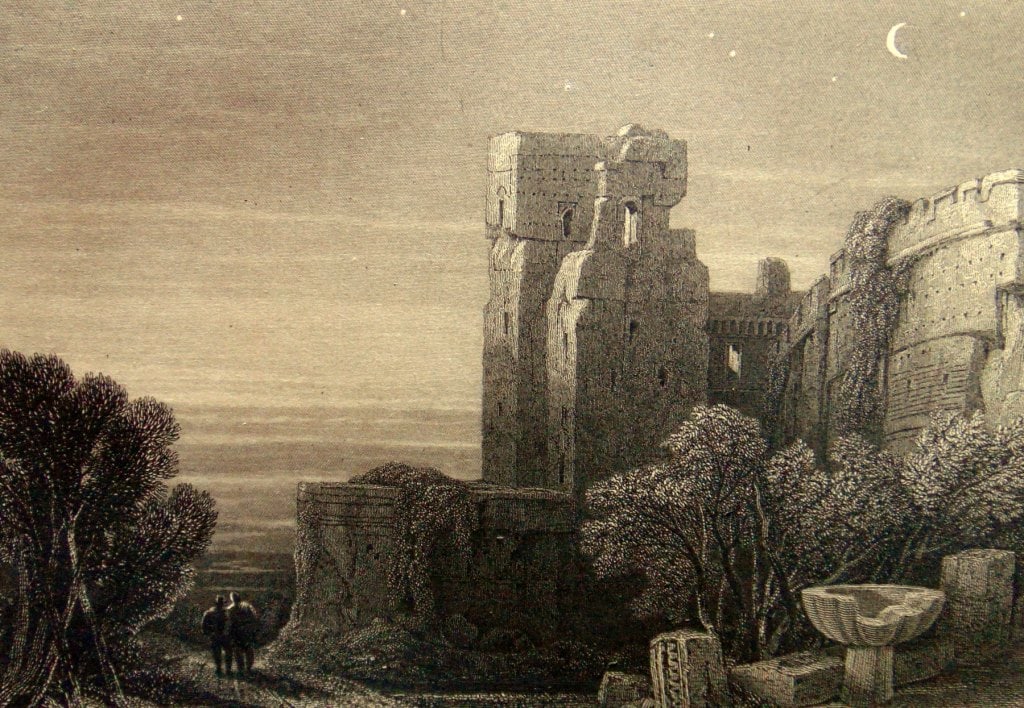 Tower of the Seven Vaults - Spain: Tower of the Seven Vaults - Spain Nicely done with wonderful detail. A rare look at Spain in the first part of the 19th century.. Artist: David Roberts Date: 1834 Publisher: Lloy