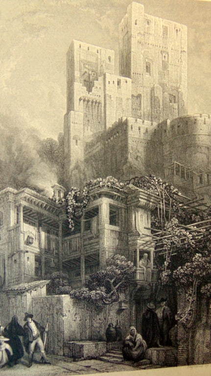 Vermilion The Street of Gomerez - David Roberts: Vermilion From The Street of Gomerez - Spain Nicely done with wonderful detail. A rare look at Spain in the first part of the 19th century.. Artist: After David Roberts Date: 1834 Publisher: Lloyd