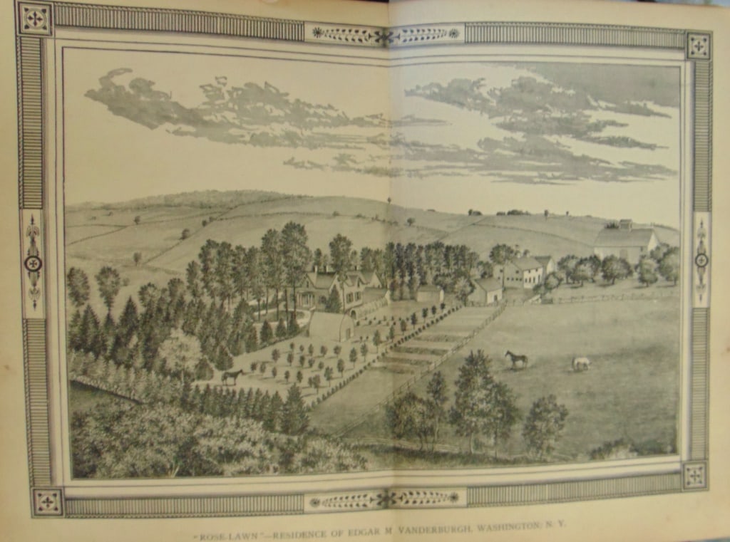 Rose Lawn - Residence of Edgar M. Vanderburgh: Rose Lawn - Residence of Edgar M. Vanderburgh Washington NY (Roselawn) Rare. RoseLawn is a 23-acre estate in Washington, New York that was once owned by Edgar M. Vanderburgh. Vanderburgh was a