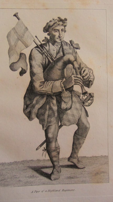A Piper of the Highland (Guard) Regiment: .A Piper of the Highland (Guard) Regiment A Wonderful impression and detail. Rare Artist: N.C Goodnight Print Type: Copper Engraving Date: 1