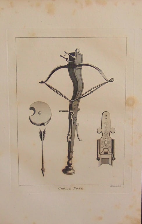Crosse Bowe (Cross): .Crosse Bowe (Cross) (18th Century) Wonderful impression and detail. Rare Artist: N.C Goodnight Print Type: Copper Engraving Date: 18th centur