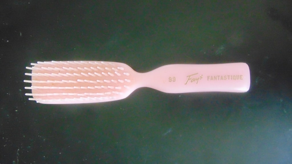 Pair of Fay's Fantastique Hair Brushes: Pair of Fay's Fantastique Hair Brushes From the estate of Helen Fay, noted Fashion lady of the first half of the 20th century. Type: Hair Brush Dimensions: