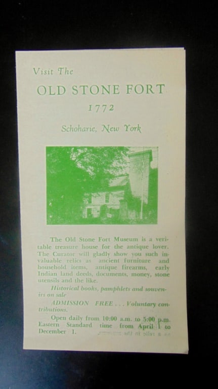 Visit the Old Stone Ford 1772 - Schoharie, NY: Visit the Old Stone Ford 1772 - Schoharie, New York Small 4 page brochure. Dated: Circa 1946 Binding: Softcover Condition Report: Fine
