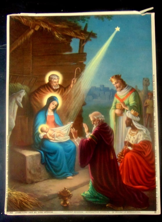 Christ Child with 3 Wise Men and Star of Bethlehem (1 of 1)