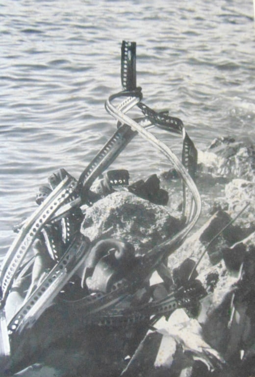 Twisted Steel on Hudson River Shore (1 of 4)