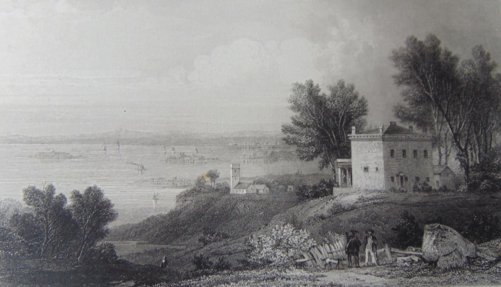View From Gowanus Heights - Brooklyn: View From Gowanus Heights - Brooklyn - New York Rare Print Type: Copper Engraving Date: Circa 1850 Publisher: Hermann J Meyer Origin: American Dimensions: 11 x