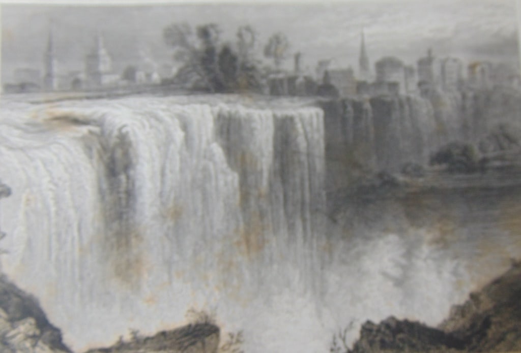 Genessee Falls - Rochester [New York]: Genessee Falls - Rochester [New York] Rare Print Type: Copper Engraving Date: Circa 1850 Publisher: Hermann J Meyer Origin: American Dimensions: 11 x 7"