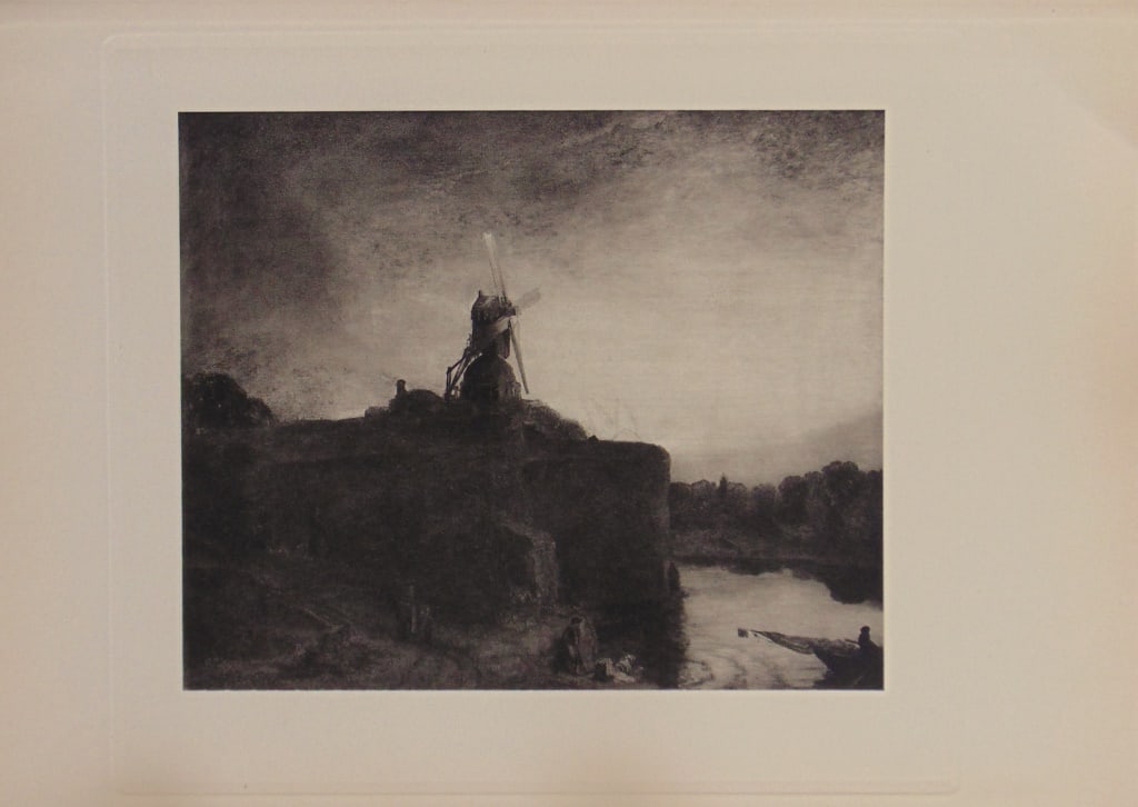 The Mill - Rembrandt Van Rijn: The Mill A fine impression of this work. With plate mark. Artist: Rembrandt Van Rijn (after) Print Type: Gravure with Plate Mark Date: Undated