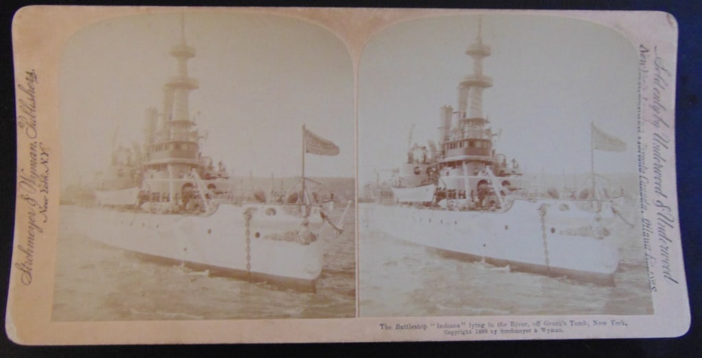 The Battleship Indiana Lying in the River (1 of 2)
