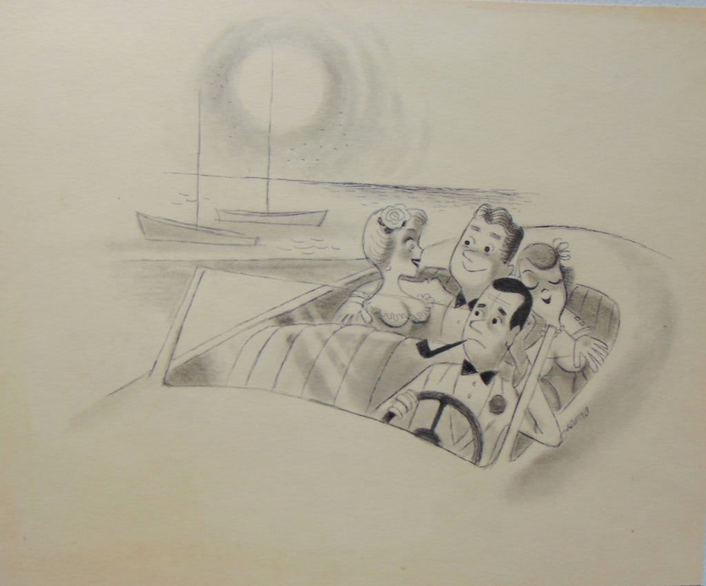 Albert Aquino (American) Double Your Pleasure: Double Your Pleasure Noted Children's book Illustrator and Humpty Dumpty Magazine. Also contributed to numerous magazines such as Field and Stream of the period and did advertis