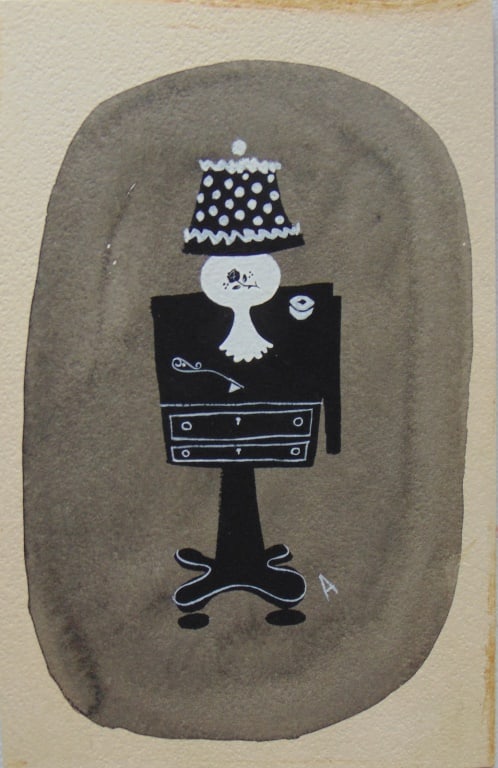 Albert Aquino (American) The Lamp On The Table: The Lamp On The Table Noted Children's book Illustrator and Humpty Dumpty Magazine. Also contributed to numerous magazines such as Field and Stream of the period and did adverti