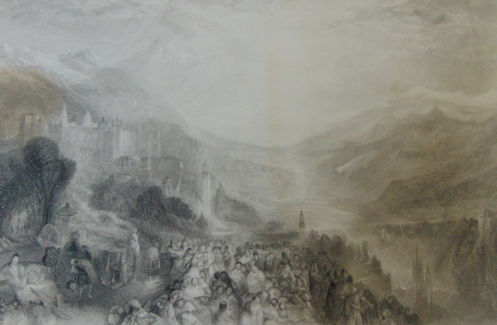 Heidelberg - J. M. W. Turner: Heidelberg Joseph Mallord William Turner RA, known in his time as William Turner, was an English Romantic painter, printmaker and watercolorist. He is known for his expressive co