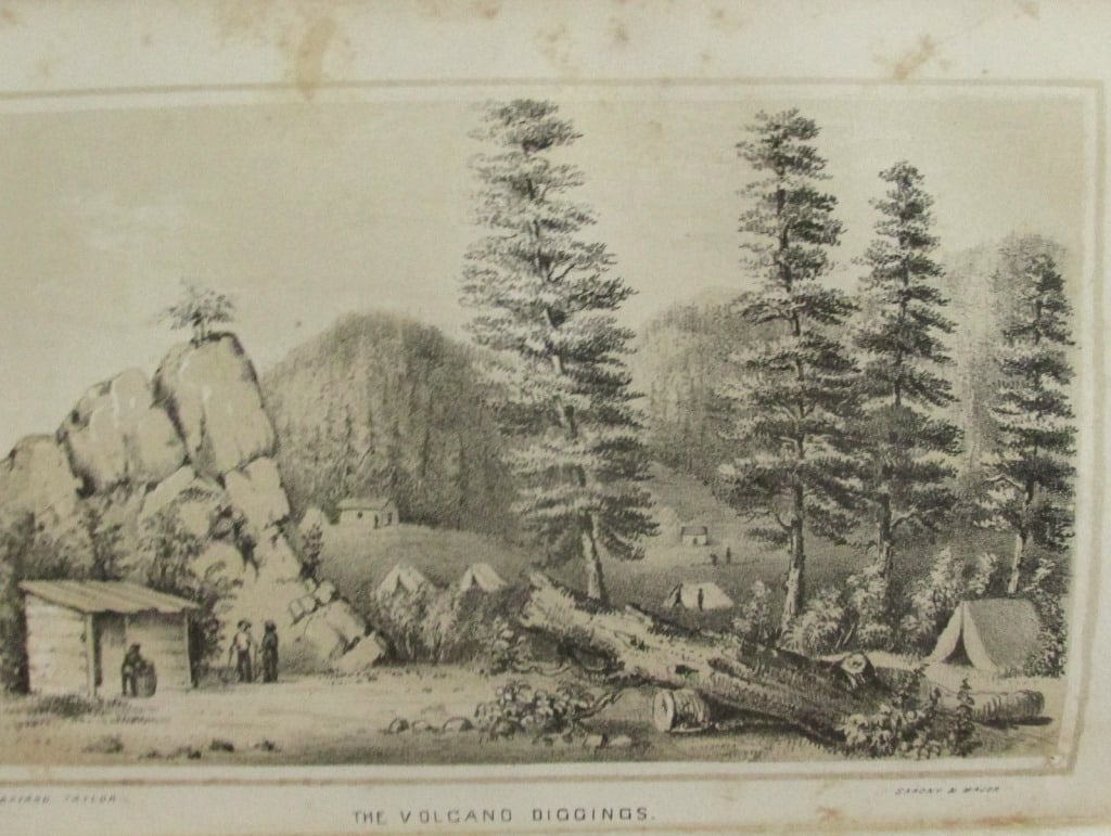 The Volcano Diggings - Sutter's Creek Gold Rush: The Volcano Diggings - Sutter's Creek Gold Rush A very early view of the California Gold Rush Sculptor/Engraver Sarony & Manor Print Type: Engraving.