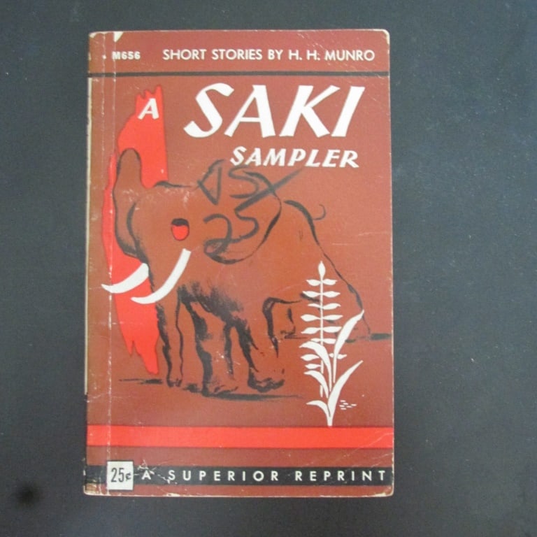 Saki Sampler Plus 3 More Vintage Books (1 of 4)