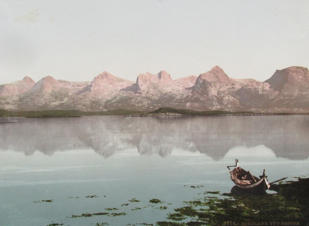 Nordland Syv Sostre - Norway: Nordland Syv Sostre Norway Print Type: Color photo (or) print Dimensions: 6 1/2 x 9" Notes & Literature: De syv s?stre or The Seven Sisters is a mo