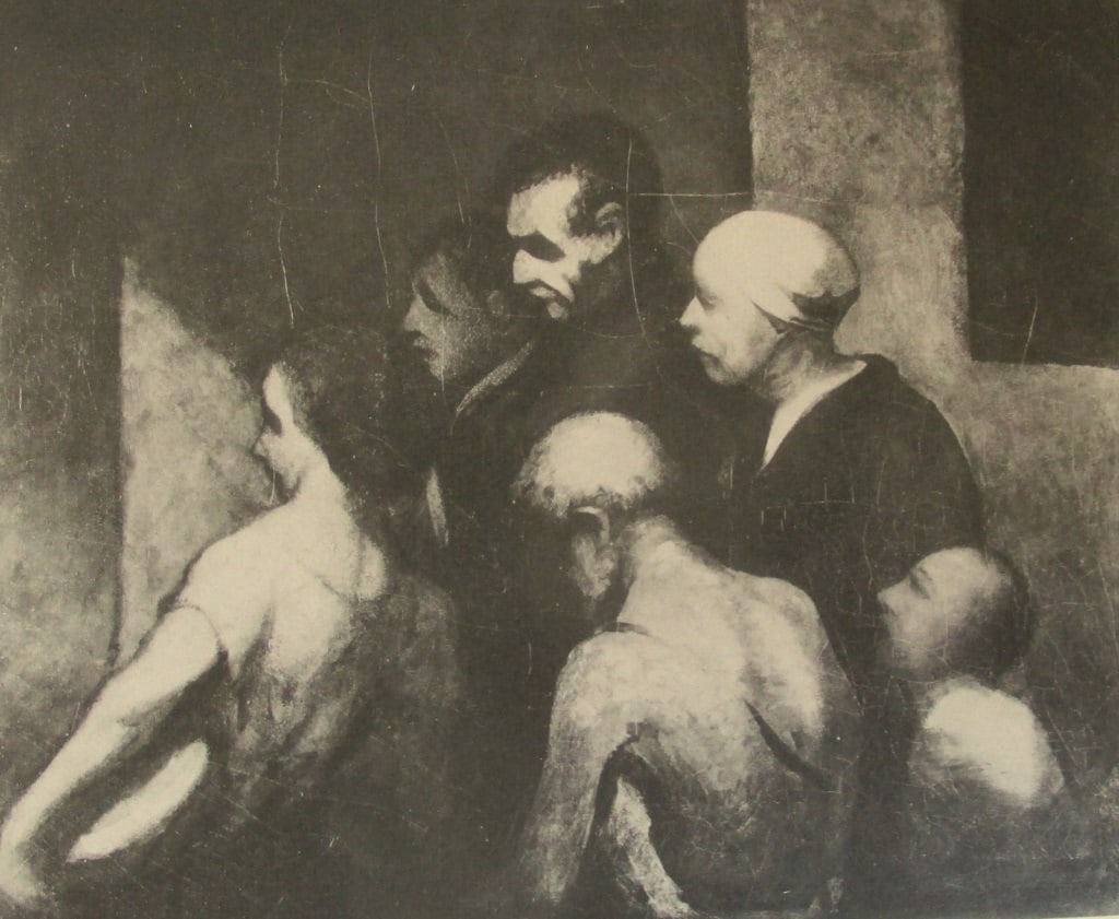 Les Mendiants - Daumier: Les Mendiants - Daumier This gravure is from Art Francais - Exposition d'Art decoratif ontemporain 1800 - 1885. Organisee par Madame la Cometesse Greffulhe, Presidente. Comes w