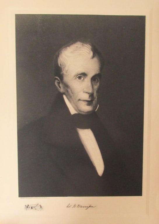 Portrait of President William Henry Harrison: Portrait of President William Henry Harrison On stiff paper with plate mark. . Print Type: Photogravure Signed: Signed in plate Date: 1907 P