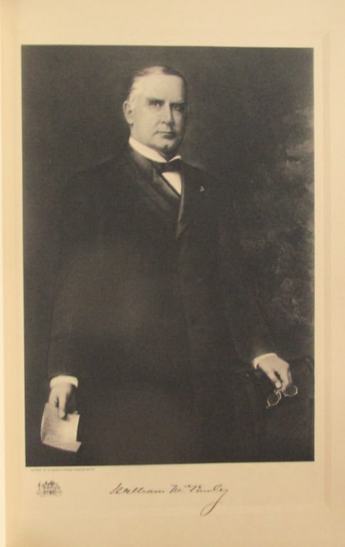 Portrait of President William McKinley: Portrait of President William McKinley On stiff paper with plate mark. Print Type: Photogravure Signed: Signed in plate Date: 1907 Publisher