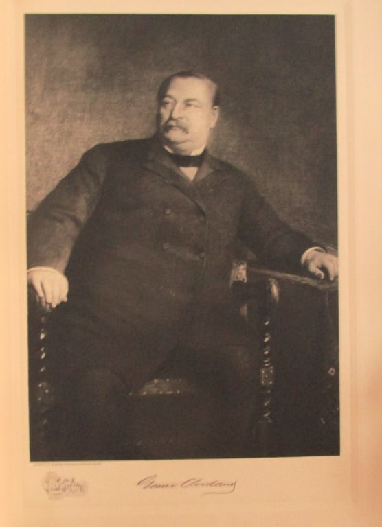Portrait of President Grover Cleveland: Portrait of President Grover Cleveland On stiff paper with plate mark. Print Type: Photogravure Signed: Signed in plate Date: 1907 Publishe