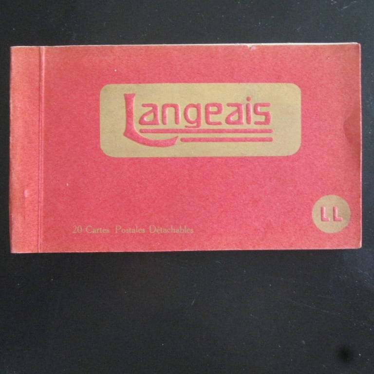 Langeais - Gertrude Smith Collection: Langeais From the Gertrude Smith Collection of Postal Views - Rare Dated: Circa 1920's Binding: Stiff Paper Covers Subject: France Notes & Li