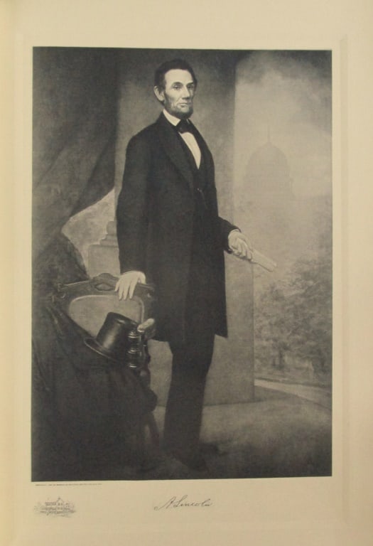 Portrait of President Abraham Lincoln: Portrait of President Abraham Lincoln On stiff paper with plate mark. Print Type: Photogravure Signed: Signed in plate Date: 1907 Publisher: