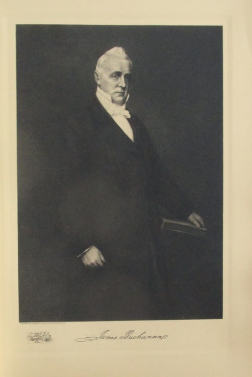 Portrait of President James Buchanan: Portrait of President James Buchanan On stiff paper with plate mark Print Type: Photogravure Signed: Signed in plate Date: 1907 Publisher: <