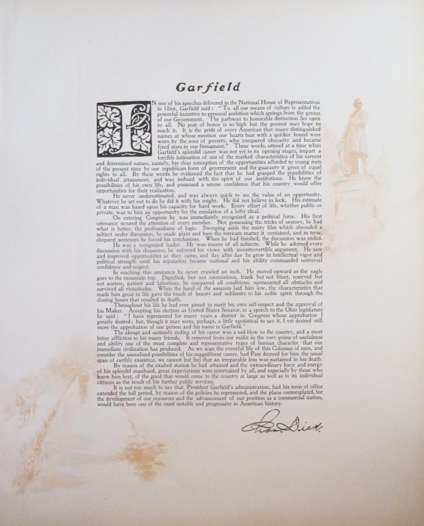 Tribute To President James A. Garfield (1 of 5)