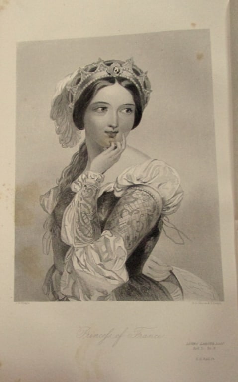 John W. Wright (Engish 1802 - 1848) Princess: Princess of France Love Labour's Lost Artist: After John W Wright by Glover & Halpin Print Type: Engraving Date: 1848 Origin: Briti
