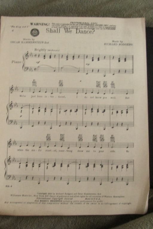 First Appearance Rodgers & Hammerstein (1 of 2)