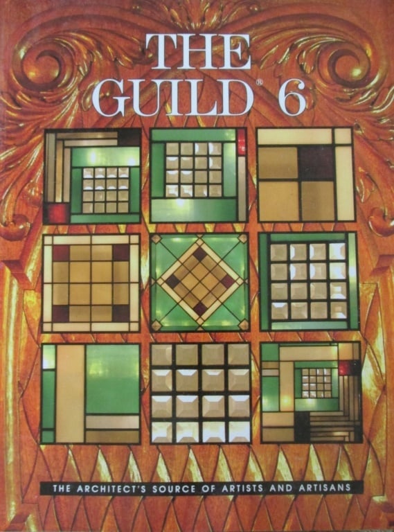 The Guild 6 - Architect's Source Artists Artisans: The Guild 6 The Architect's Source of Artists and Artisans Numerous color plates Dated: 1991 Pages: 175 Publisher: Kraus Sikes Edition: 1st Size: 4to Binding: Trade Wraps Type: Architecture Subject: