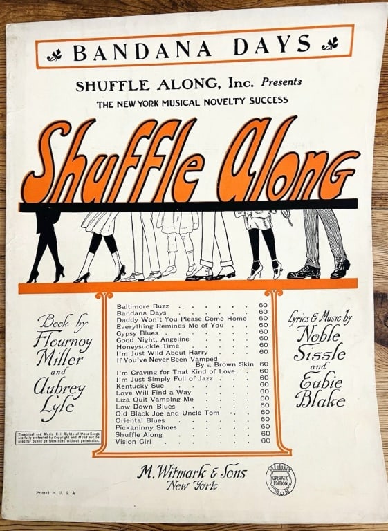1921 Black Broadway Hit Shuffle Along Bandana Days (1 of 1)
