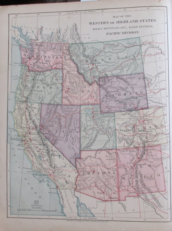 Map of Western United States (1 of 1)