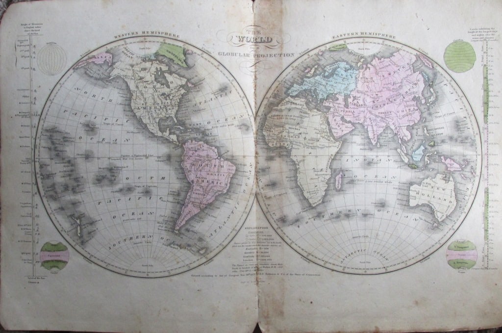 The World On A Global Projection (1 of 5)