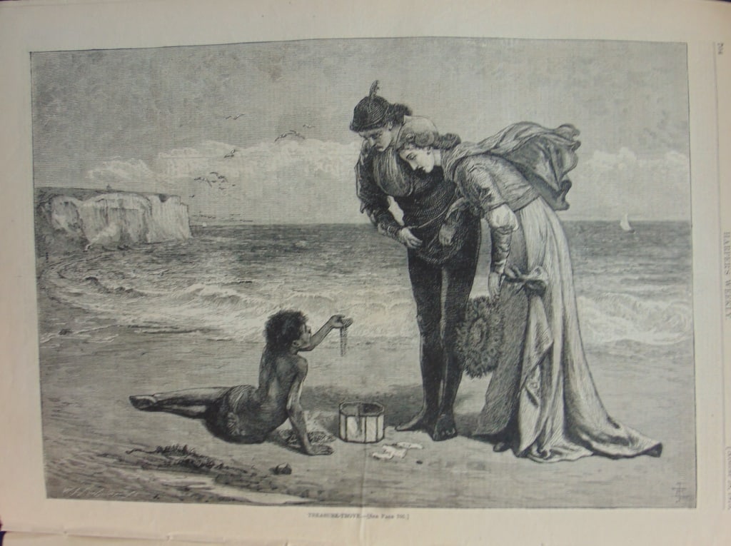 Harpers Weekly Illustration - Treasure Trove (1 of 4)