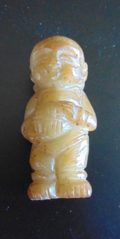 Carved Jade Netsuke (1 of 2)