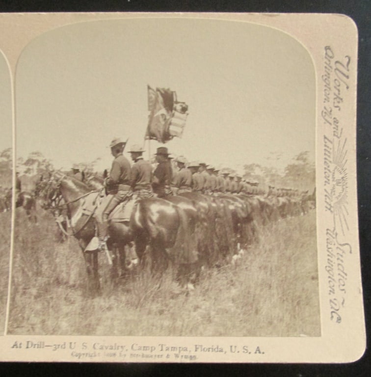 3rd US Cavalry - Camp Tampa Florida (1 of 2)