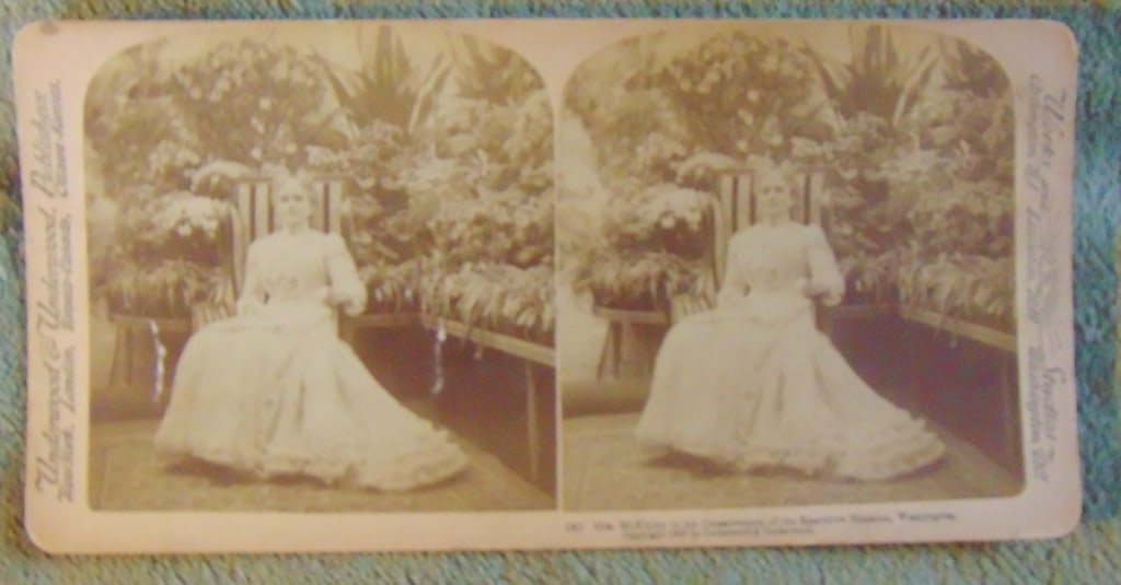 Mrs. McKinley In the Executive Mansion (1 of 5)