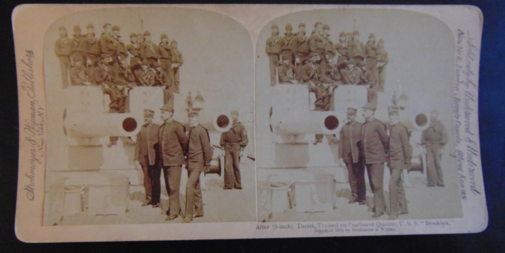 8" Turrent Training U.S.S. Brooklyn (1 of 2)