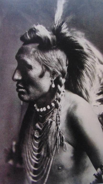 Piegan Indian Named Gambler: Piegan Indian Named Gambler From the National Geographic Image Collection. 2012 Photographer: Edward S. Curtis Dated: 1900 Subject: American Indians Medium: Halftone