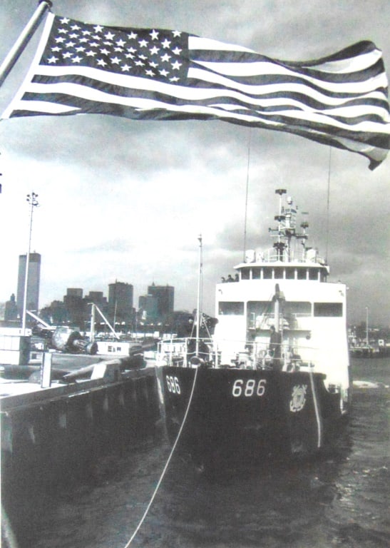Coast Guard Buoytender Red Beech: Coast Guard Buoytender Red Beech Plate 27 Photographer: Wendy Holmes Dated: 1970's Subject: Hudson River Valley Medium: Halftone<