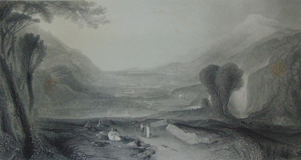 Apollo and Daphne - J. M. W. Turner: Apollo and Daphne In The Vale of Tempe Joseph Mallord William Turner RA, known in his time as William Turner, was an English Romantic painter, printmaker and watercolorist. He i