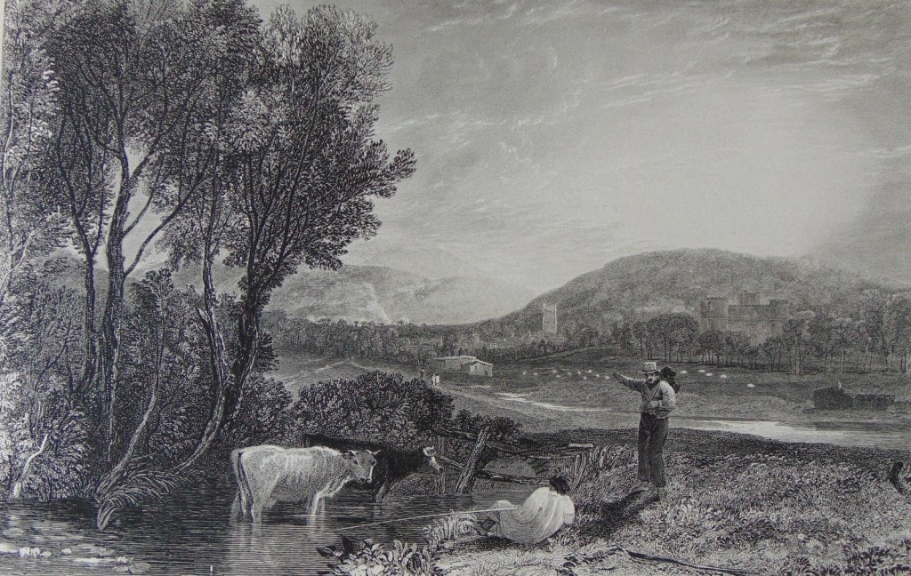 Lulworth Castle - J. M. W. Turner: Lulworth Castle Joseph Mallord William Turner RA, known in his time as William Turner, was an English Romantic painter, printmaker and watercolorist. He is known for his expressi