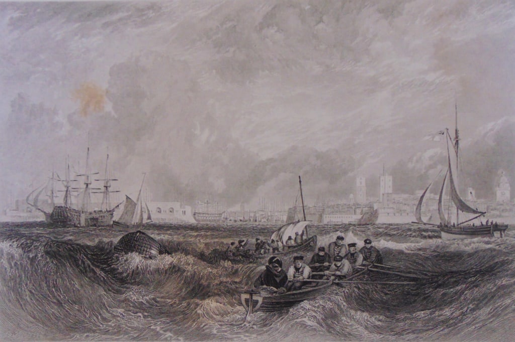 Portsmouth - J. M. W. Turner: Portsmouth Joseph Mallord William Turner RA, known in his time as William Turner, was an English Romantic painter, printmaker and watercolorist. He is known for his expressive co