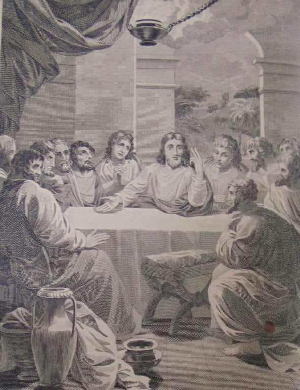 Jesus Conversing With His Disciples After Supper (1 of 3)