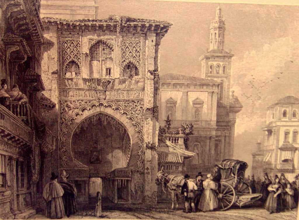 The Casso Del Carbon - Spain: The Casso Del Carbon - Spain Nicely done with wonderful detail. A rare look at Spain in the first part of the 19th century.. Artist: David Roberts Date: 1834 Publisher: Lloyd and