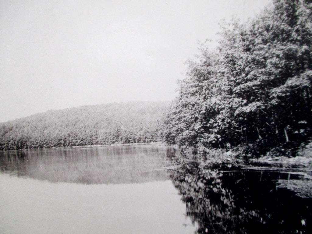View of Reservoir At Godefroid: View of Reservoir at Godefroid Extremely Rare Photographer: W. H. Parish Dated: 1893 Medium: Photomechanical Dimensions: 10 3/4 x 13