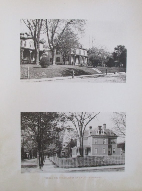 Views On Highland Ave. Middletown NY 1893: Views on Highland Avenue, New York Two half sheet views. Extremely Rare Photographer: W. H. Parish Dated: 1893 Medium: Photomechanical