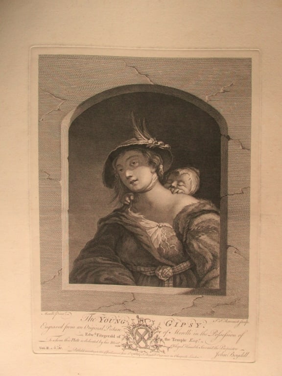 The Young Gipsy - Morelli 1768 Old Master (1 of 2)