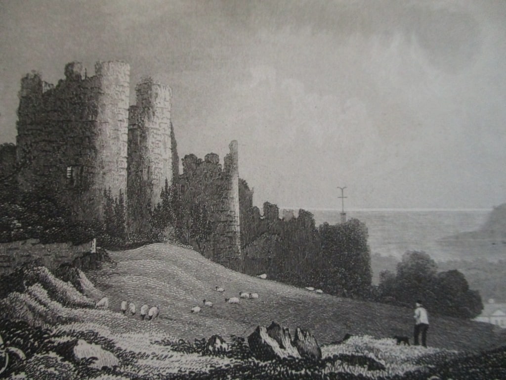 Penrice Castle - Glamorganshire: Penrice Castle - Glamorganshire Print Type: Engraving Date: Circa 1840 Publisher: Dugdale Origin: British Dimensions: 8 1/4 x 5 1/2"</